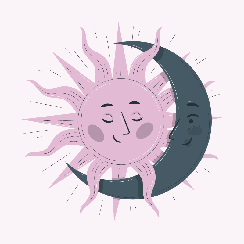 sun and moon